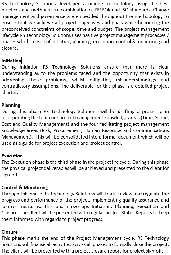 Project Management